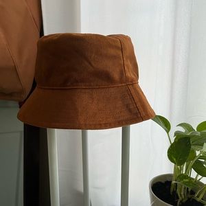 Beautiful brown Anthropologie bucket hat